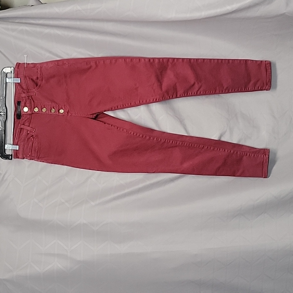 Joe's Jeans High-Rise Skinny Jeans in Dark Rose